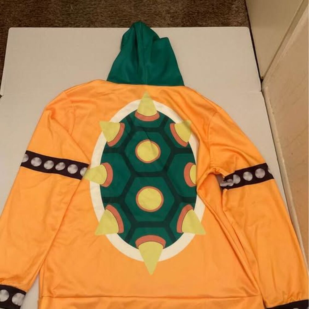 Bowser Hoodie Sweatshirt Mario Broa World Universal Studios Costume Halloween